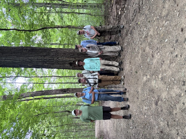 Members of the IPA Trails Committee at Turkey Run State Park